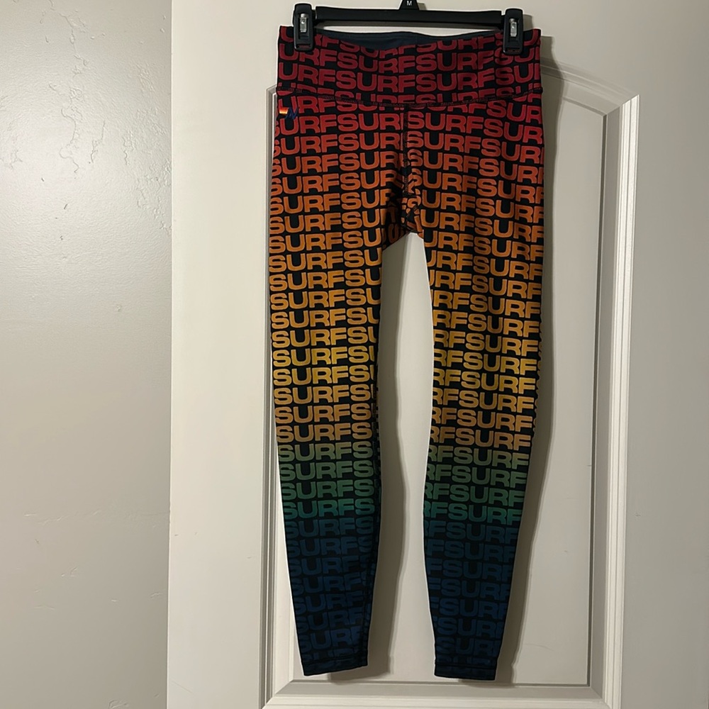 Aviator Nation Rainbow Surf Leggings